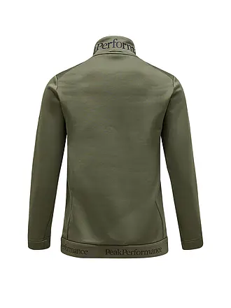 PEAK PERFORMANCE | Sous-pull Femme Rider Tech Zip Hoodie | olive